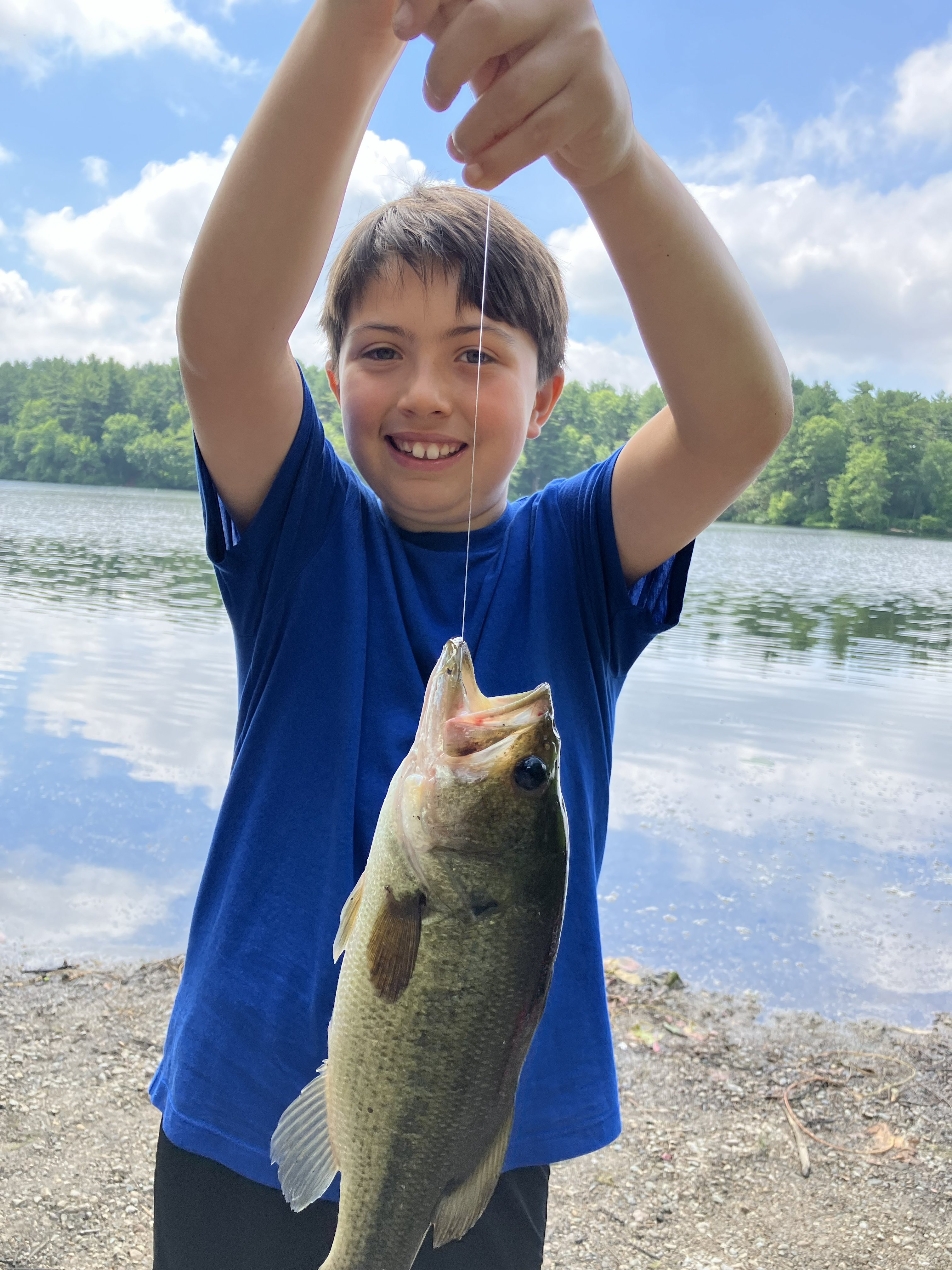 LJ with a largemouth bass